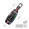 Interior Mouldings Zinc Alloy Car Key Case Cover Shell For Ford Fusion Mondeo Mustang F-150 Explorer Edge 2015 2016 2017 2018 Pr