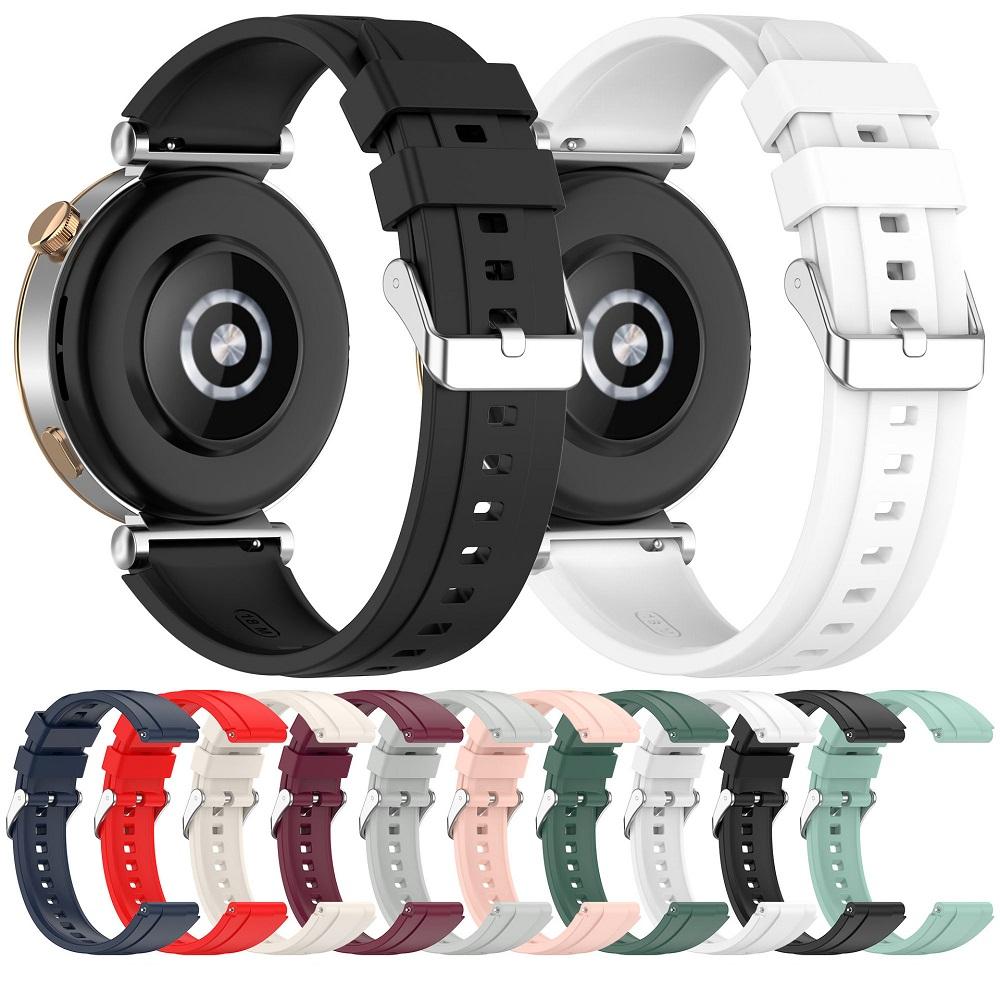 18 мм 22 мм силиконовый ремешок для Huawei GT4 /GT5 / GT5 Pro / Watch 3 4 / Watch 3 4 Pro / GT3 Pro / сменный ремешок для Huami GTR 4 /Amazfit BIP 5
