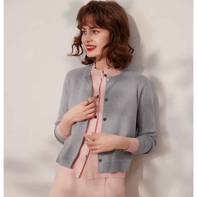 Женский вязаный кардиган Bailuyu с контрастным узором, имитирующий двойку