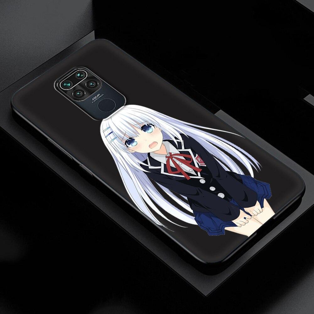 Чехол для телефона Date a Live Tokisaki Kurumi Funda для Xiaomi Redmi Note 8 11 10 Pro 10S 9S 9 9T 8T 9C 9A 8A 7 K40, игровой мягкий чехол