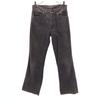 80s Vintage Corduroy Pants W29 Charcoal Gray TALON ZIP Men's Used