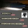 60W/120W/180W LED Light Bar Grill Spot Work Lights for Off Road ATV Vehicles Trucks Cars SUV Jeep