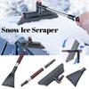 2 In 1 Extendable Ice Scraper Snow Brush Multifunctional Ergonomic Windshield Snow Remover Winter Ice Scraping Defrost Broom