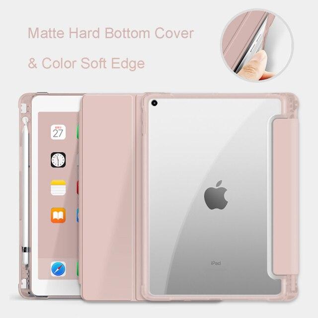 Чехол Funda для iPad Pro 11, чехол для iPad Air 4, чехол 4-го поколения для iPad Pro 12,9, чехол-карандаш с беспроводной зарядкой