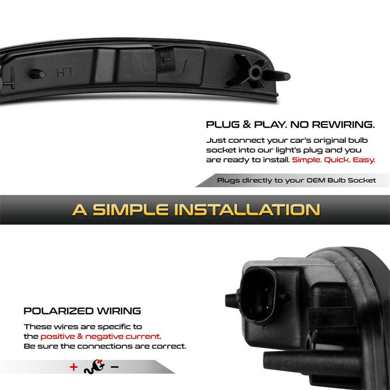 15-21 Chrysler 300 Smoked LED Side Markers 4PCS