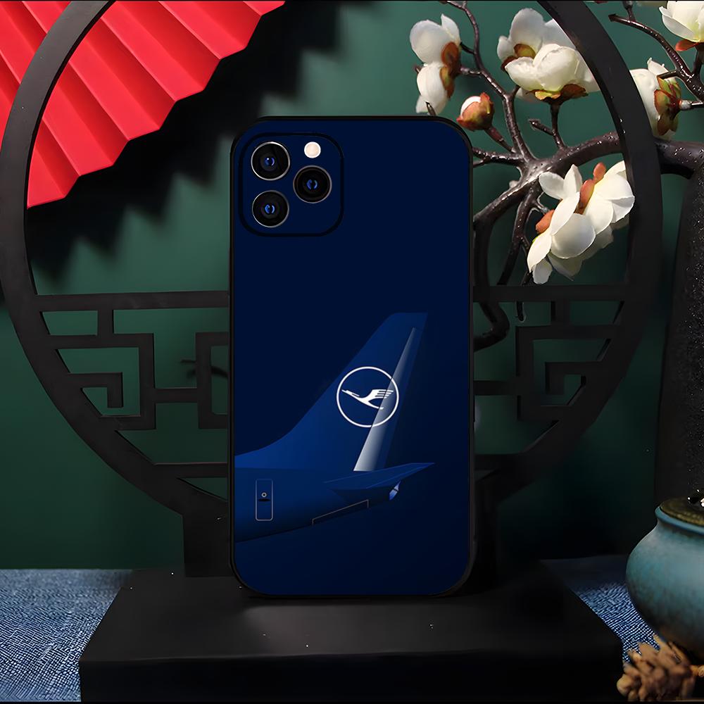 Чехол для телефона L-Lufthansa LOGO для iPhone 17 Pro Max 16 15 14 Pro Max 13 11 X Xs Xr 8 7Plus Силиконовый чехол