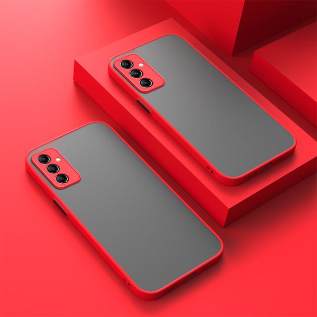 Для Samsung Galaxy A54 A34 A14 5G A04 прозрачный матовый чехол для Samsung A 54 34 14 противоударный силикон + жесткий чехол из поликарбоната