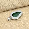 Green Onyx Gemstone Solid 925 Sterling Silver Handmade Jewelry Coffin Pendant