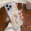 Прозрачный чехол для телефона, все включено, цветочный чехол для iPhone 16, 15 Plus, 14, 13, 12 Mini, 11, Xs, Xr, 7, Samsung S24+, S23, A54, силиконовый мягкий чехол с принтом бабочек