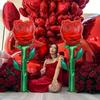 50x150cm Large Red Rose Aluminum Film Balloon Mother's Day Valentine's Day Wedding Gift Anniversary Birthday Party Decorations