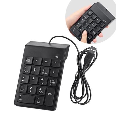 USB Цифровая клавиатура Numpad Цифровой блок 18 клавиш Клавиатура для ноутбука Настольного ПК Новая
