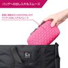 HAKUBA Inner Case Plus Shell Embossed Multi Pouch AZ Wave Pink Ideal for organizing PC travel and AMZSEBMPWPK 4977187001419 - peripherals, items,