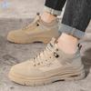Autumn New Men's Shoes Wind Martin Boots Casual Sports Waterproof Thick Sole Wear-resistant High Top
