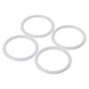 30pcs Plastic White Rings Hoops White Dream Catcher Circle  for DIY Art Crafts