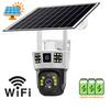 Уличная солнечная камера видеонаблюденияОборудование для наружного наблюдения 6K Wifi IP 12MP 4G SIM Камера безопасностиУмное обнаружение людей