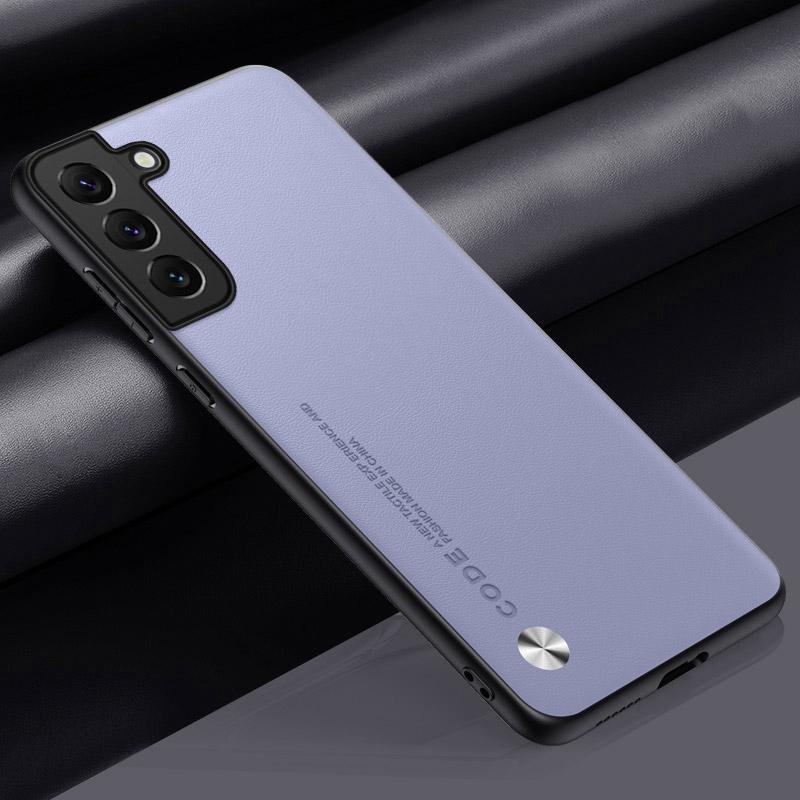 Luxury PU Leather Case For Samsung Galaxy S22 Plus Back Cover Silicone Shockproof Protection Phone Case For Samsung S22 Ultra 5G