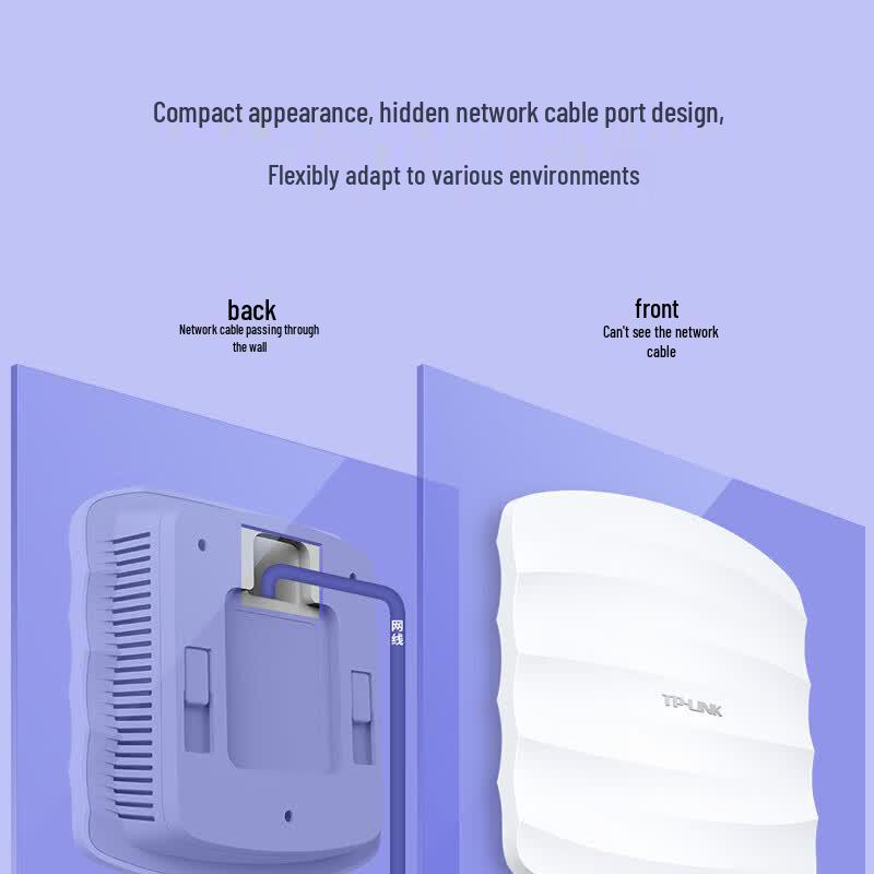 Tp-Link 450 Мбит/с Корпоративная потолочная беспроводная точка доступа, китайская вилка (адаптер в комплекте)