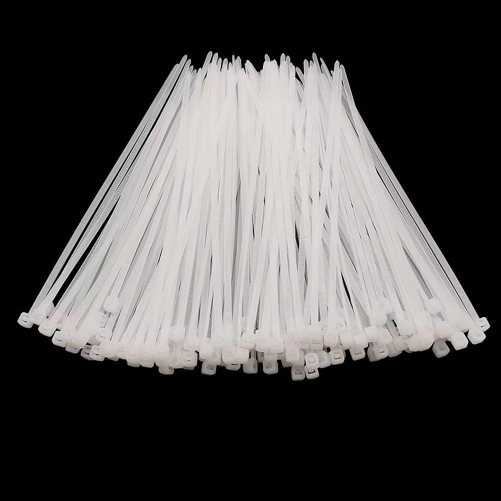 100Pcs Extra-Large Self-Locking Zip Ties Nylon Cable Zip Ties Cable Tie Set for Cable Wire Bundling