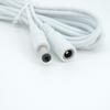 1m 1.5m 3m 5m White DC 12V 24v Power Supply Cable Extension 22awg 3A Cord Adapter Female To Male Connector Plug 5.5x2.1mm