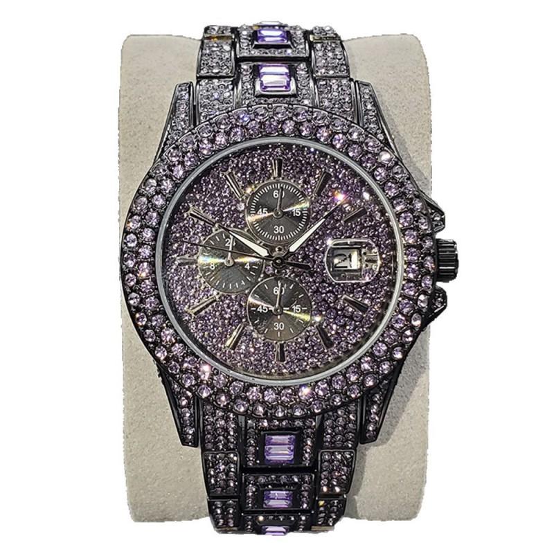 MISSFOX Womens Quartz Watch Hip Hop Full Color Luminous Fashion Wristwatch