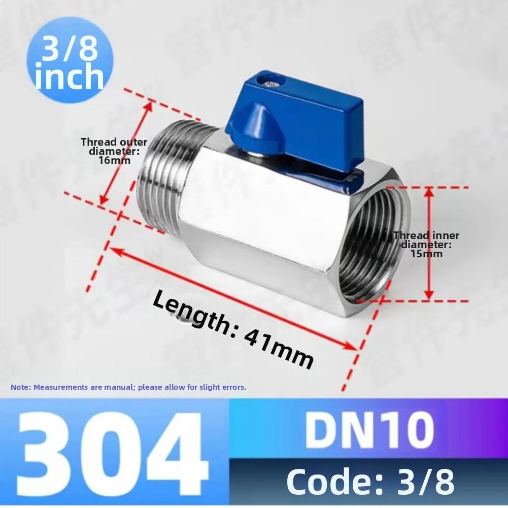 For Tight Spaces Compact Ball Valve Garden Water Connector Rust Resistant Seamless Operation Smooth Flow Control