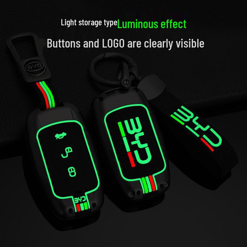BYD Song/Tang/Max/G5/Surui/E5/Sirui/G6/Qin Car Key Metal Case - Creative Shell Buckle