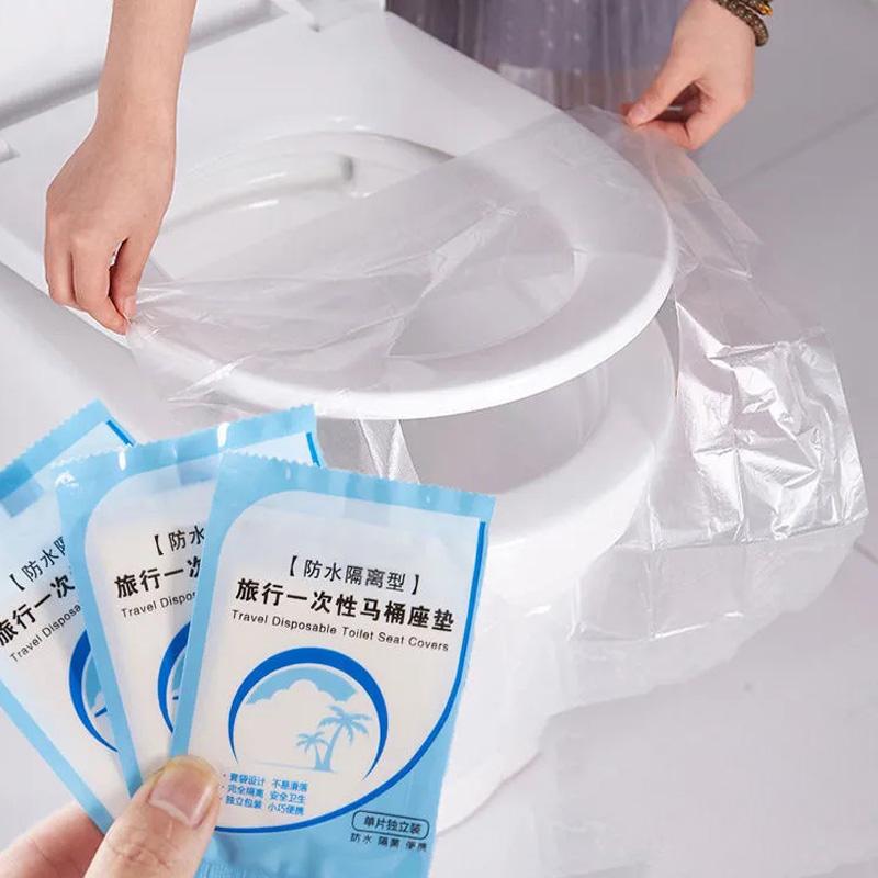10/30/50 шт одноразовые чехлы на сиденья унитаза гигиенические общественные туалеты для путешествий и домашнего использования компактные герметичные антибактериальные защита
