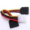 4-контактный IDE Molex на 15-контактный 2-контактный последовательный SATA жесткий диск кабели адаптера питания 3,5-дюймовый жесткий диск SATA компьютерный кабель IDE 4-контактный на 15-контактный