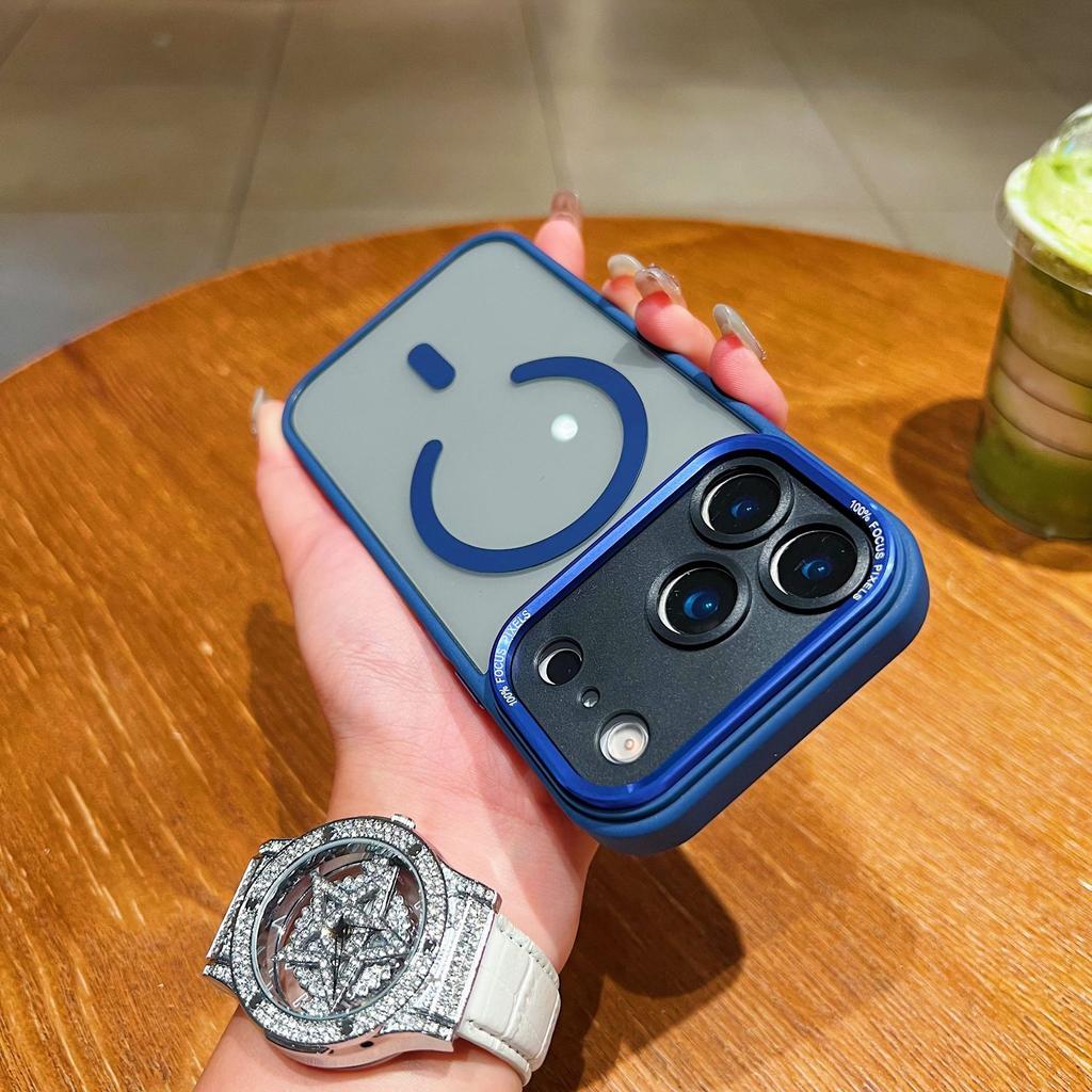 Магнитные чехлы для телефонов, подходящие для IPhone17promax, и чехлы для защиты металлических линз для IPhone 16