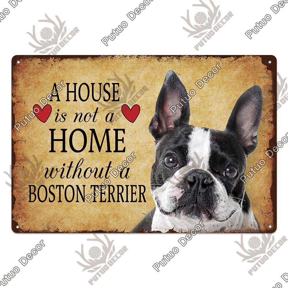 Декор Собака Винтаж Жестяные Знаки Доска Металлическая Пластина Настенное Искусство Украшения Для Дома Гостиная Человек Пещера Кафе Ферма Ретро Плакат