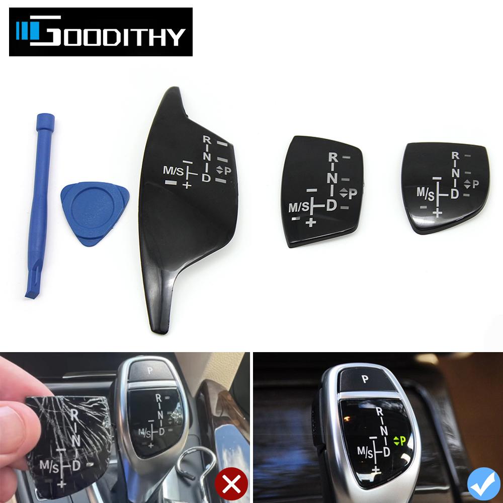 Car Gear Shift Knob Panel Trim Cover For BMW 1 2 3 4 5 6 7 X3 X4 X5 X6 F07 F10 F11 F15 F16 F25 F26 F30 F34 G01 G02 G11 G12 G30