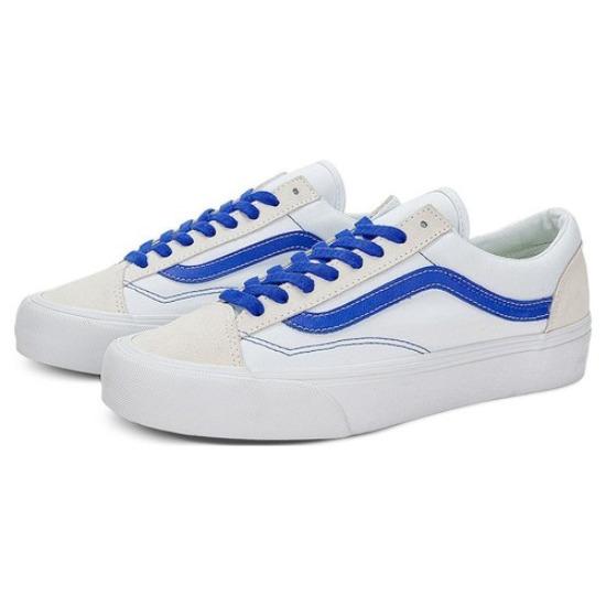 Vans Style 36 VR3 Low Белый Поп-синий - VN0009PYBES
