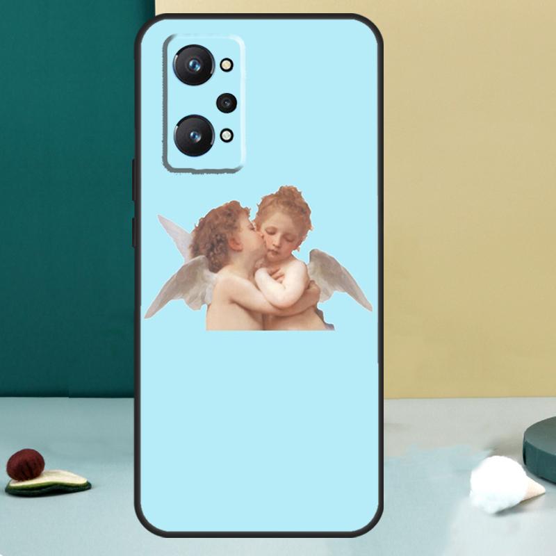 Ангелы эпохи Возрождения в небе Для Realme GT 7 Pro GT 5 6 6T C67 C61 C55 C53 C51 C21Y C25S C75 10 11 12 13 14 Pro Plus Чехол