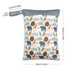 Waterproof Swimming Bag Wet Dry Tote Bag Reusable Storage Pouch with Snap Handle for Swimwear