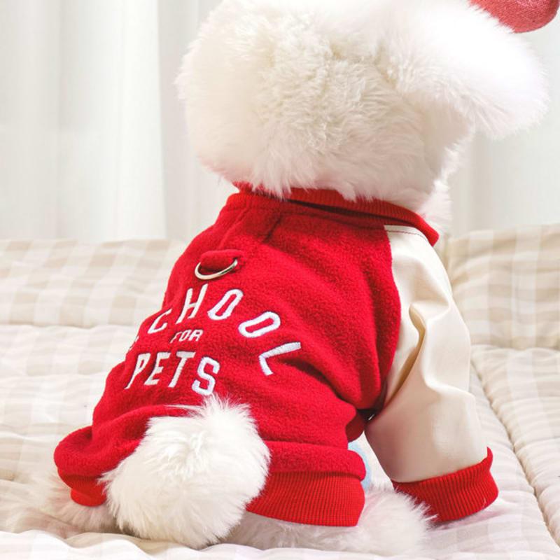 [Питомец] Бейсбольная куртка L Красный