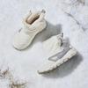 Anta Kids Trendy Fashion Thickened Warm Non-Slip Durable Boots Kids Boots White Gray A12449942-1