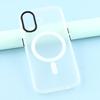 For iPhone 16 Case Compatible with MagSafe Skin-Touch PC+TPU Phone Cover