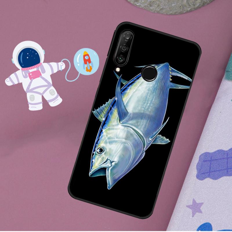 Тунец Bluefin Для Huawei Nova 12s 12i 11i 8i Y73 Y72 Y61 Y91 Y90 Y70 Y60 9 10 SE P30 P40 Lite P60 Pro Чехол