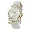 Vivienne Westwood Women's Orb Charm Gold and Cream Leather Watch with Shopper (VV006GDCM) [Parallel Import]