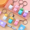 File Organizer Cartoon Cute Stapler Paper Clips Push Clip Mini Stapler Document Binding Hoops
