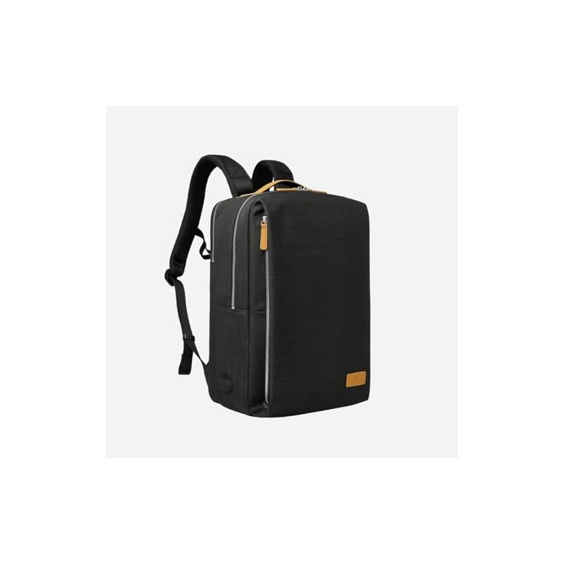 Умный рюкзак Nordace Siena Pro 15 с USB-портом - Рюкзак для 16-дюймового ноутбука, 20 л, Ежедневный рюкзак для путешествий, повседневного использования и работы, Черно-коричневый,