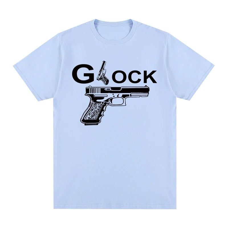 Glock Cool Pistol Weapon Handgun Perfection We Trust T-shirt Cotton Unisex T Shirt New TEE TSHIRT Womens Tops