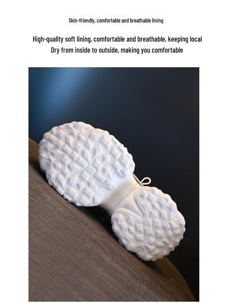 HS6166 Женские весенние кроссовки на платформе, увеличивающие рост 2025 года