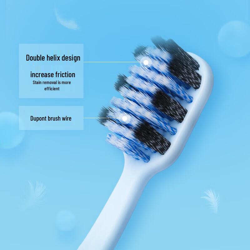 Shuke Wide-Head Soft Bristle Toothbrush 4-Pack