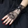 Up Bridal Wedding Gloves Mesh Bow Hand Wrist Cuffs Lace Hand Sleeves Lolita Gloves Women Gloves