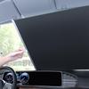 Car Windshield Roller Shade Privacy Protection with Suction Cup Stretched