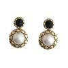 Alien Pearl Earrings With A High-end French  Design And Pendant For Women