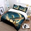 Unicorn Design Art Set Decor Bedding Set with 1 Duvet Cover 2 Pillowcases Single Double King Queen, Gift