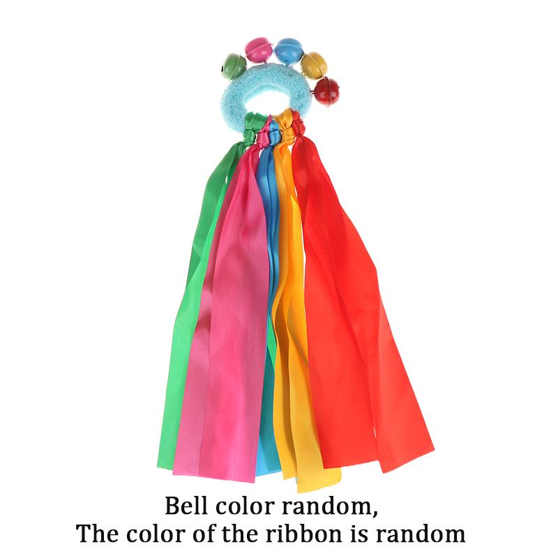 1 шт. Детская лента на запястье, командный спортивный помпон, чирлидинг, большой помпон, клубный танцевальный реквизит, эластичный браслет с эластичной веревкой