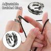 Adjustable Jewelry Finger Wear Thimble Crochet Loop Knitted Ring Knitting Loop Sewing Hook